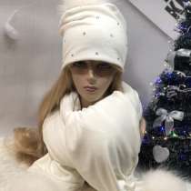 Комплект шапочка и шарф, в Москве