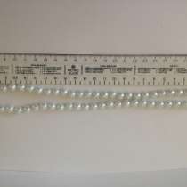 Великолепное белое жемчужное ожерелье ааа +подарок, в Санкт-Петербурге