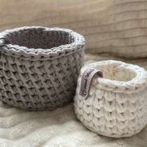 Набор корзинок из трикотажной пряжи, в Люберцы