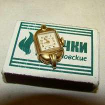 Часы золотые старинные женские ANKER (J334), в Москве