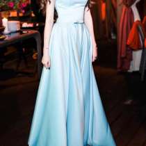 Выпускной - Пышное вечернее мятное платье в пол, корсет, в Москве