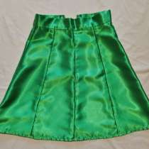 Зелёная атласная юбка, в Москве
