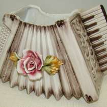 Кашпо подставка винтажная Гармонь (V997), в Москве