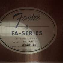 Продается новая гитара Fender-125 NAT, в Москве