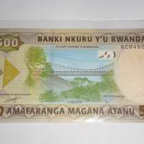 Руанда, 500 франков, 2019 г., Unc, в Благовещенске