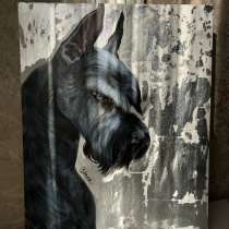 Картина ризеншнауцера, в Ростове-на-Дону
