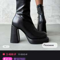 Осенние ботинки на каблуке 10см, в Иркутске