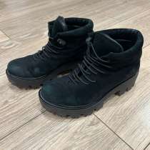 Ботинки женские натуральный нубук и кожа 37 размер, в Димитровграде