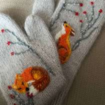 Варежки ручной работы, в Москве