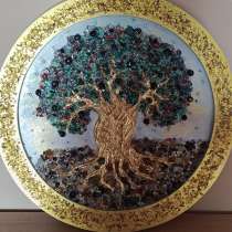 Картина из натуральных минералов. Древо изобилия, в Улан-Удэ