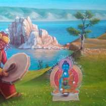 Картина Байкал Бурхан бубны Шаман, в Улан-Удэ