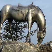 Лошадь из металла, в Белореченске