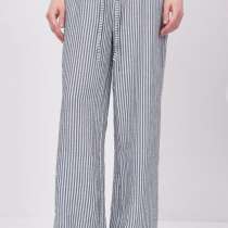 Штаны льняные в голубую полоску, в Москве