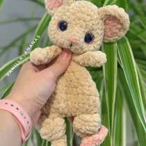 Вязанная игрушка-комфортер Мышка, в Казани