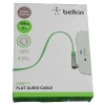 Кабель Belkin Mixit Flat Audio CABLE 0,9M зеленый, в Москве
