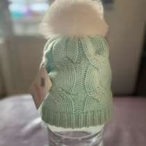 Шапка зимняя из шерсти шерсти мериноса, в Москве