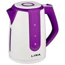 Чайник электрический LIRA LR 0103 белый фиолетовый 1.7л, в г.Тирасполь