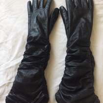 Длинные кожаные перчатки, в г.Донецк