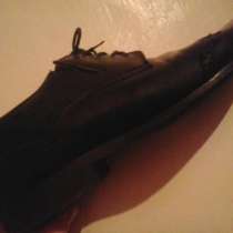 Туфли чёрные Кожаные Мужские р.42, в Симферополе