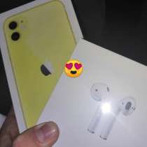 IPhone 11 128 gb жёлтый, есть AirPods 2, в Казани