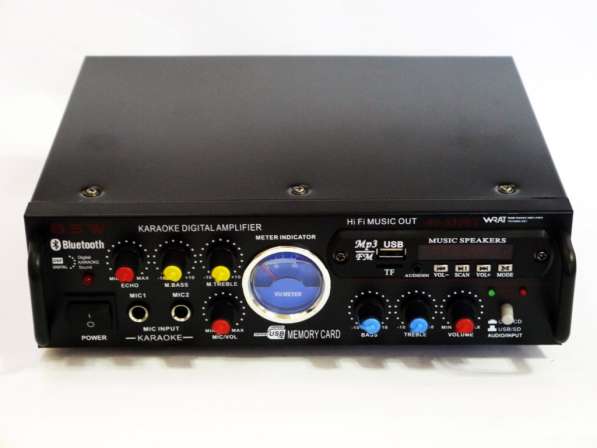 Практичный усилитель мощности звука BSW AV-339BT Bluetooth в фото 3