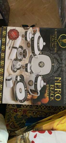 Столовый набор посуды Nero Blak(gold) в Рязани