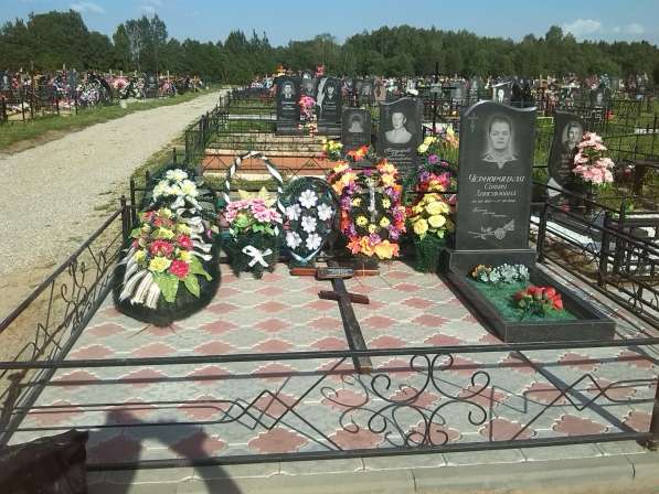 Благоустройство мест захоронений в фото 4