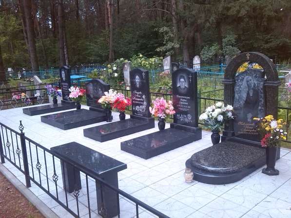 Благоустройство мест захоронений в фото 17