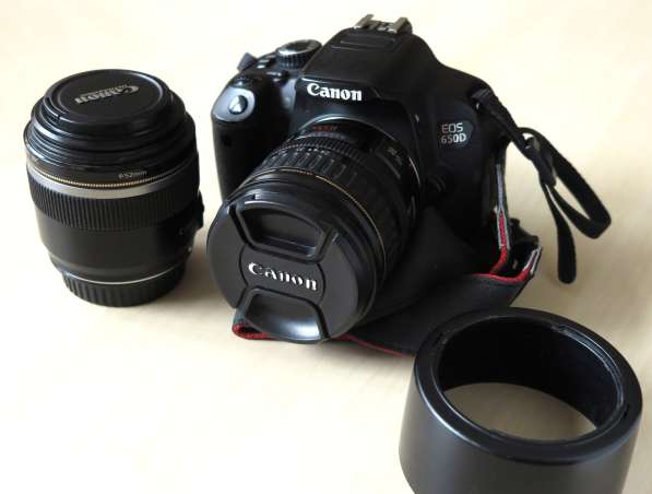 Продам Фотоаппарат Canon 650D с объективами (или отдельно)