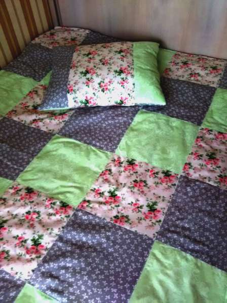 Легкое стеганое одеяло 140х190 и подушка 60х50 в Москве