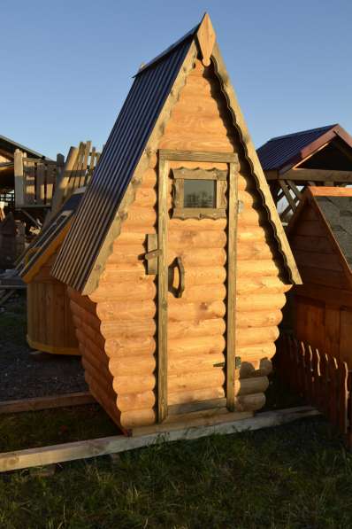 Дачный деревянный туалет в Череповце фото 4