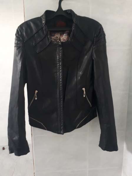 Кожаная куртка, женская, XL в Кемерове фото 7