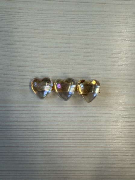 Заколка с сердечками