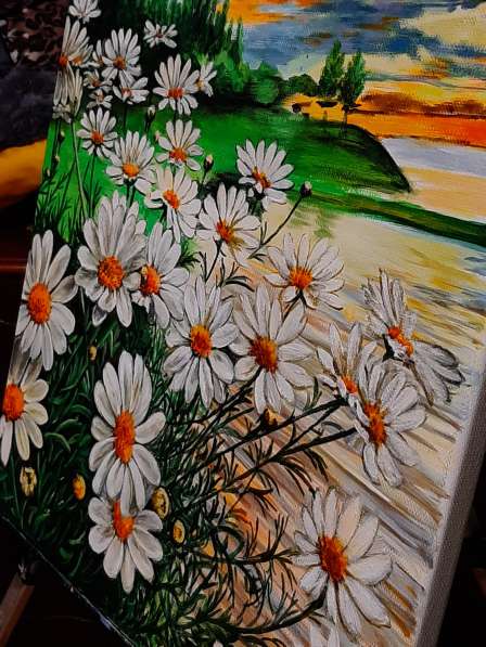 Картина акрилом на холсте