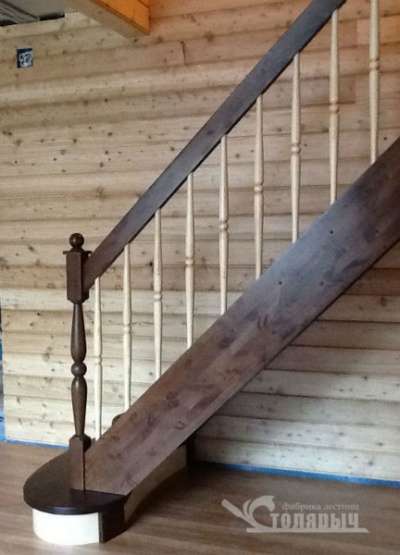 Деревянная лестница Фабрика лестниц столярыч из березы и сосны в Самаре фото 7