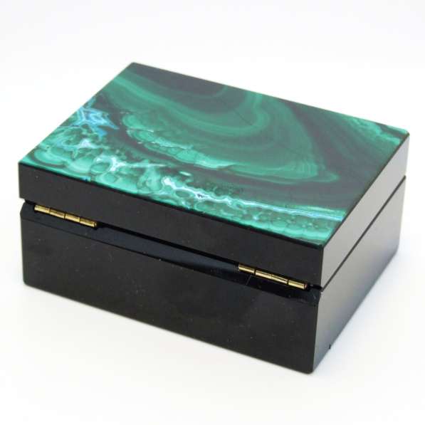 Малахит с Хризоколлой - Коллекционная Шкатулка в Москве фото 4