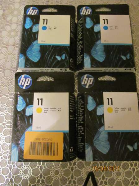 Картриджи для принтеров HP. Новые запакованные