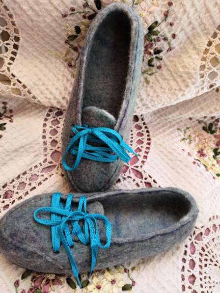 Home wool slippers 37size handmade в Пскове