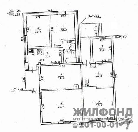 дом, Новосибирск, Сеченова, 68 кв.м. в Новосибирске фото 3