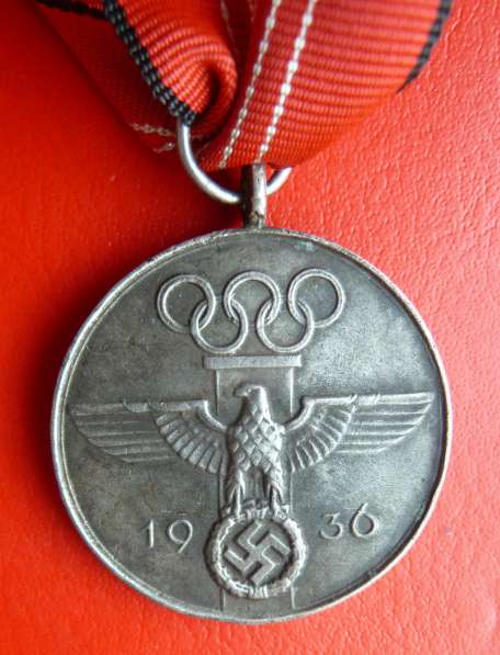 Германия 3 рейх Немецкая памятная олимпийская медаль 1936 г