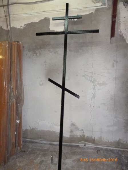 Крест могильный металлический КМ-01