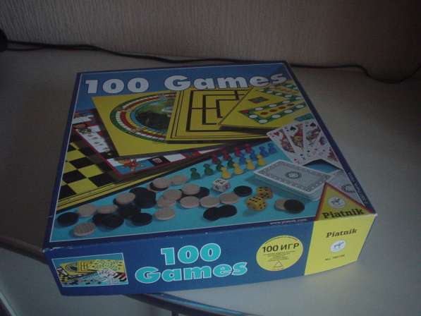 100 игр в одной коробке-настольная игра в Екатеринбурге