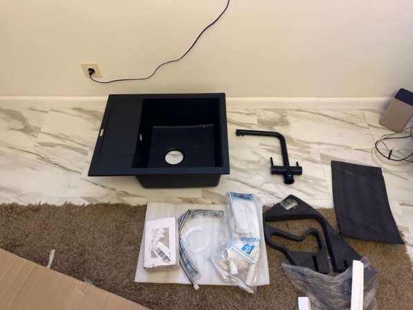 Кухонную Мойку с краном в Москве фото 4