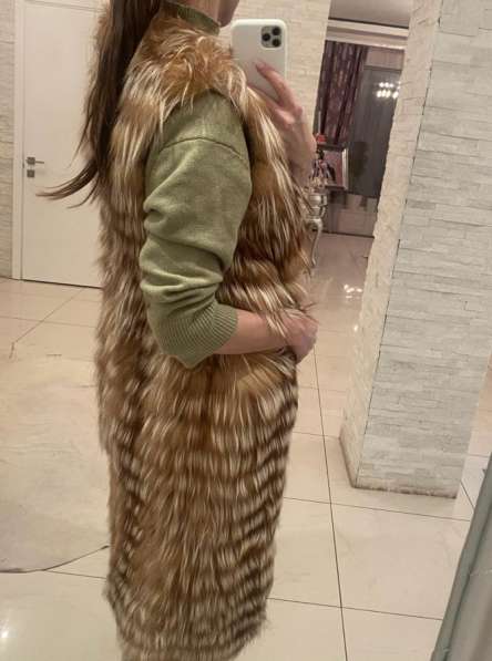 Жилетка длинная рысь в Москве фото 6