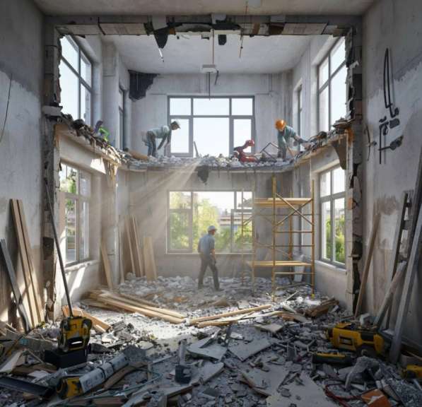 Демонтаж и вывоз мусора