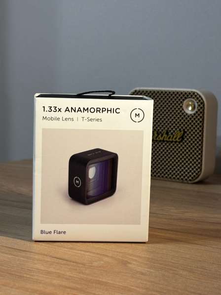 Объектив Moment Anamorphic Lens Blue Flare 1,33× T-series