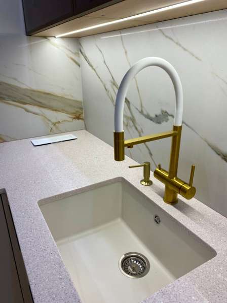 Столешница из искусственного камня на заказ в Нижнем Новгороде фото 4