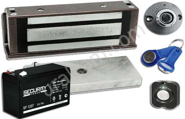 Магнитный замок на подъезд КОМПЛЕКТ в Екатеринбурге фото 3