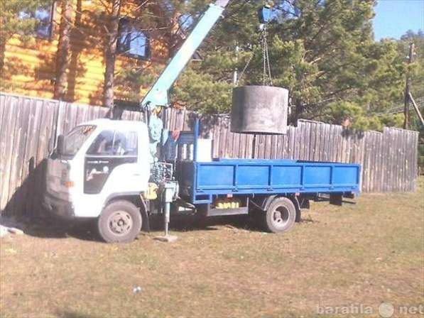 Автомобиль бортовой с краном манипулятором в Красноярске