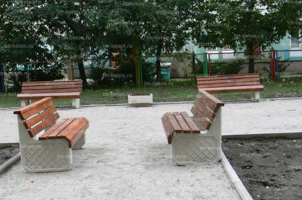 Бетонные скамейки, урны, вазоны, заборы в Санкт-Петербурге фото 8